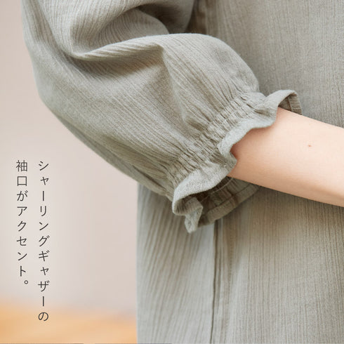 さらっと体型カバー綿楊柳チュニック.|s7